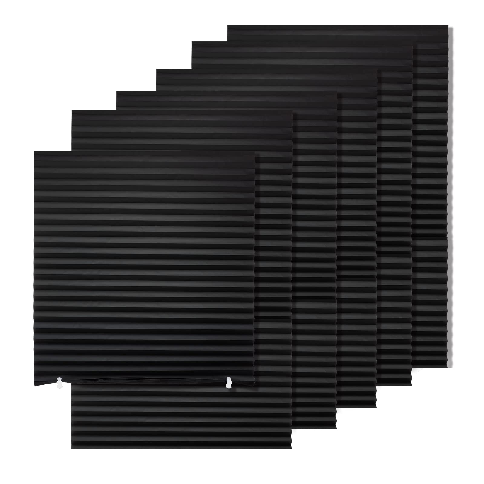 MYshade 6-pack paper shades ready for quick privacy on windows
