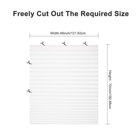 MYshade uv-blocking shade reduces sun glare and dust entering the room