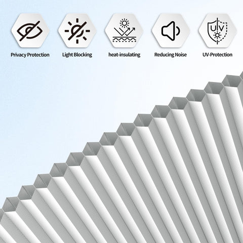 MYshade shade clips fix fabric for adjustable opening on arch windows.