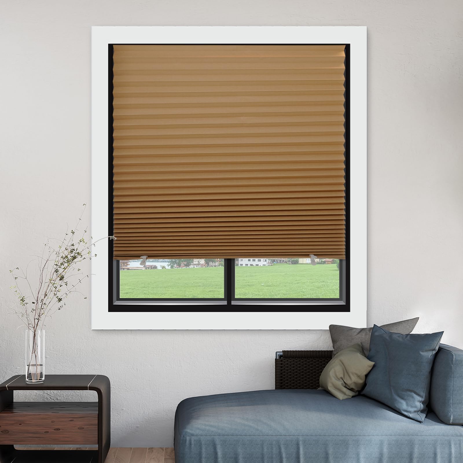 MYshade back-supported pleats stay neat and even