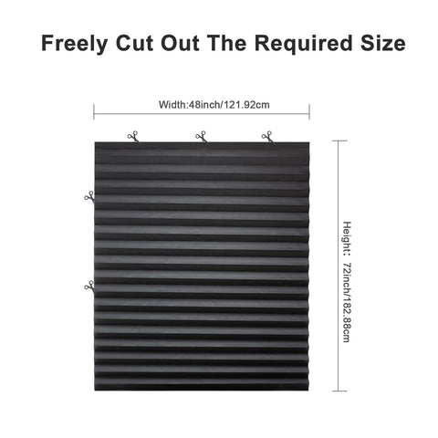 MYshade installs without drills using the strong adhesive backing