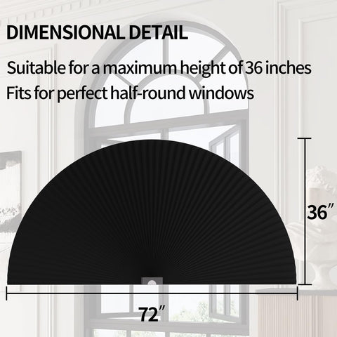 Half round window fit demonstrates arch alignment for irregular shapes.