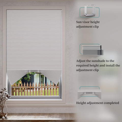 MYshade honeycomb fabric insulates to help keep spaces comfortable year-round.