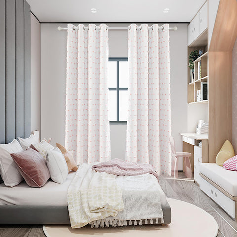 MYSKY HOME easy-care curtains are machine or hand washable for busy households.