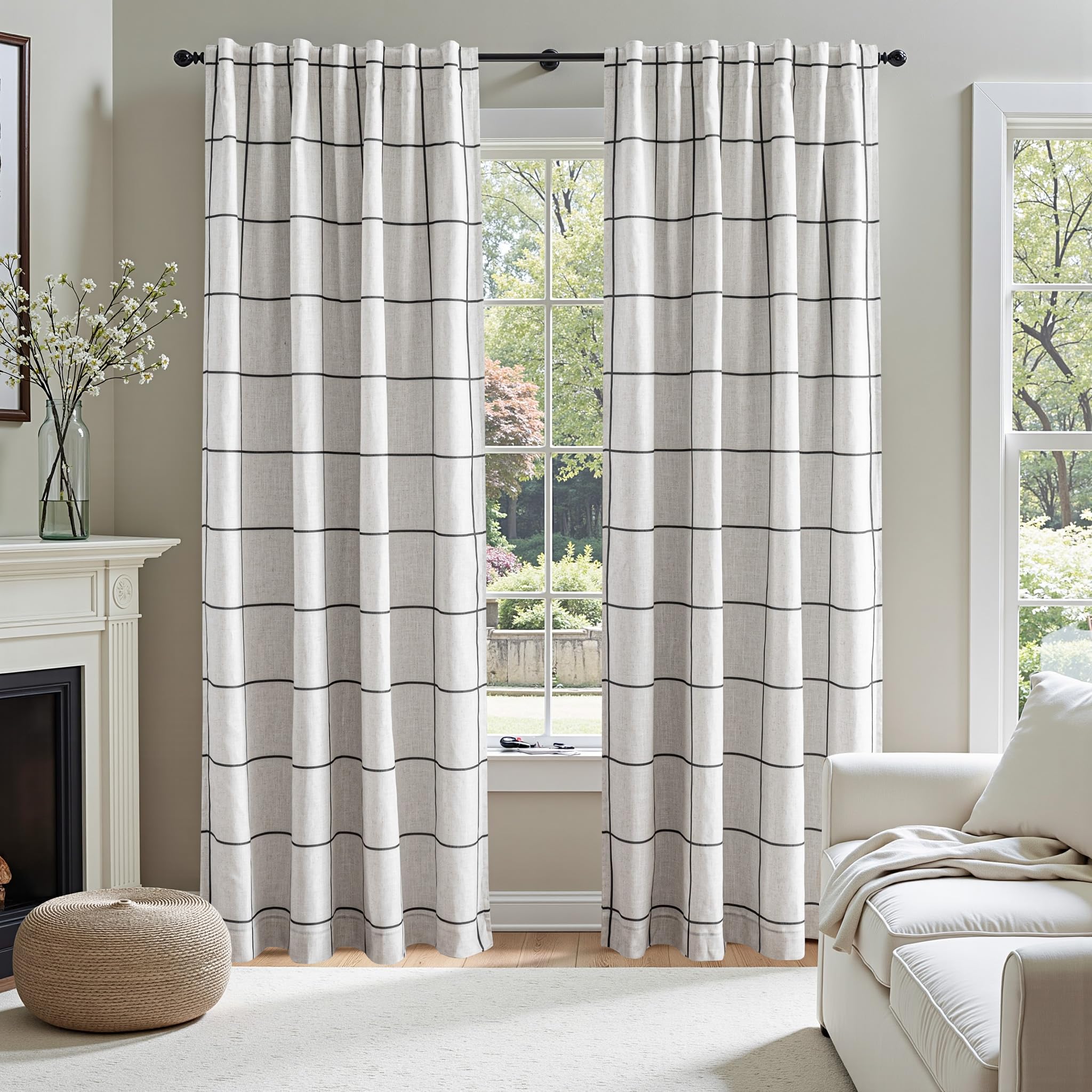 MYSKY HOME 84-inch length and 52-inch width for ample coverage.