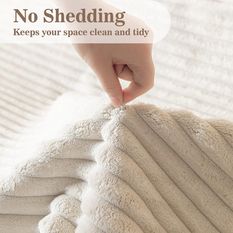 MYSKY HOME anti-slip bottom helps the cover stay flat.