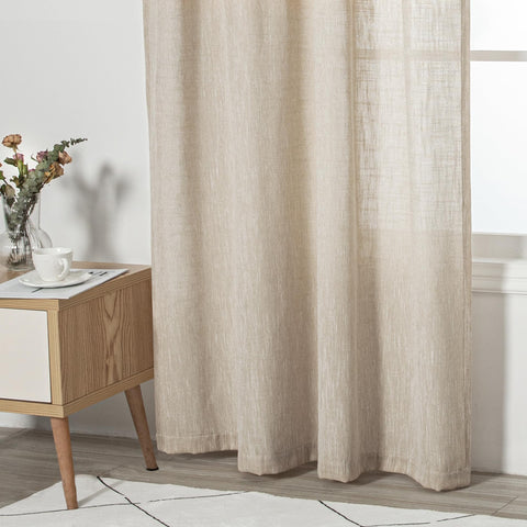 MYSKY HOME back tab and rod pocket options for hanging styles