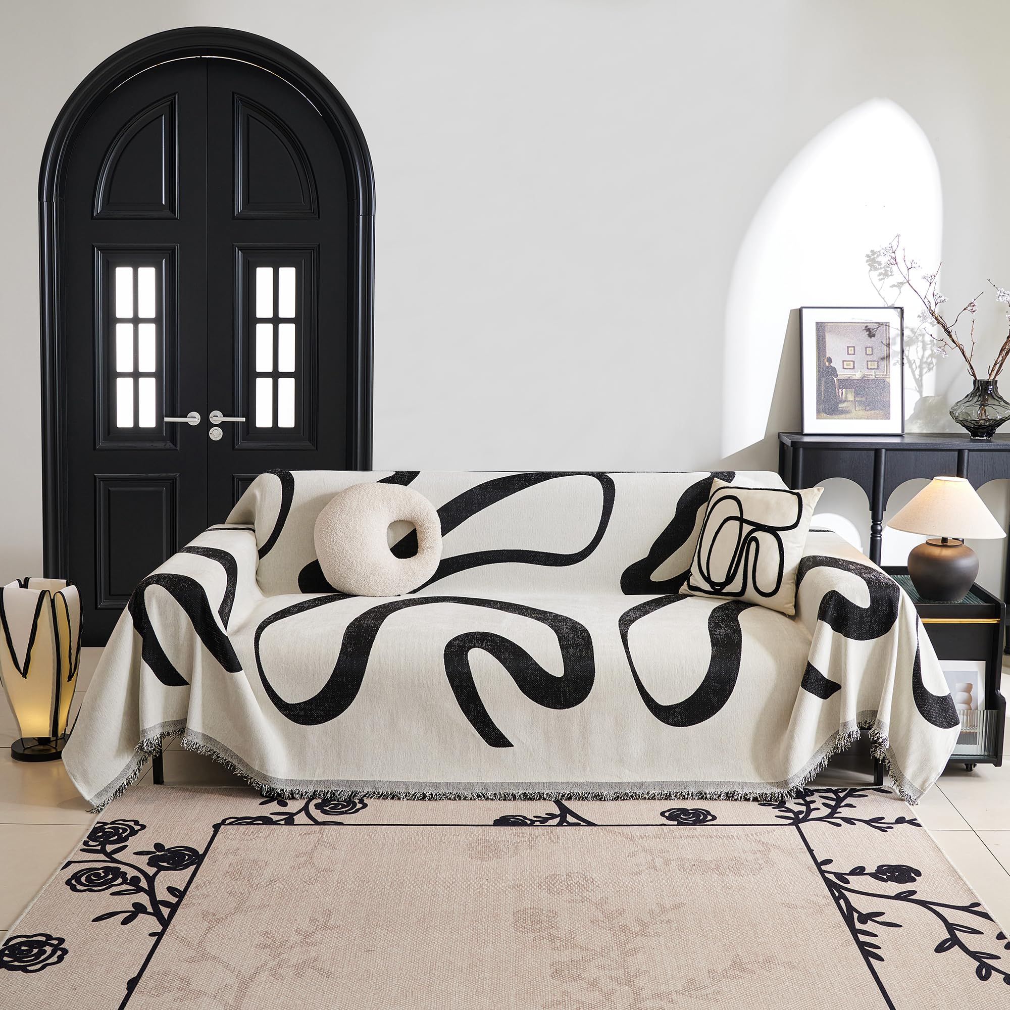 MYSKY HOME lace or tassels edge options offer adaptable looks.