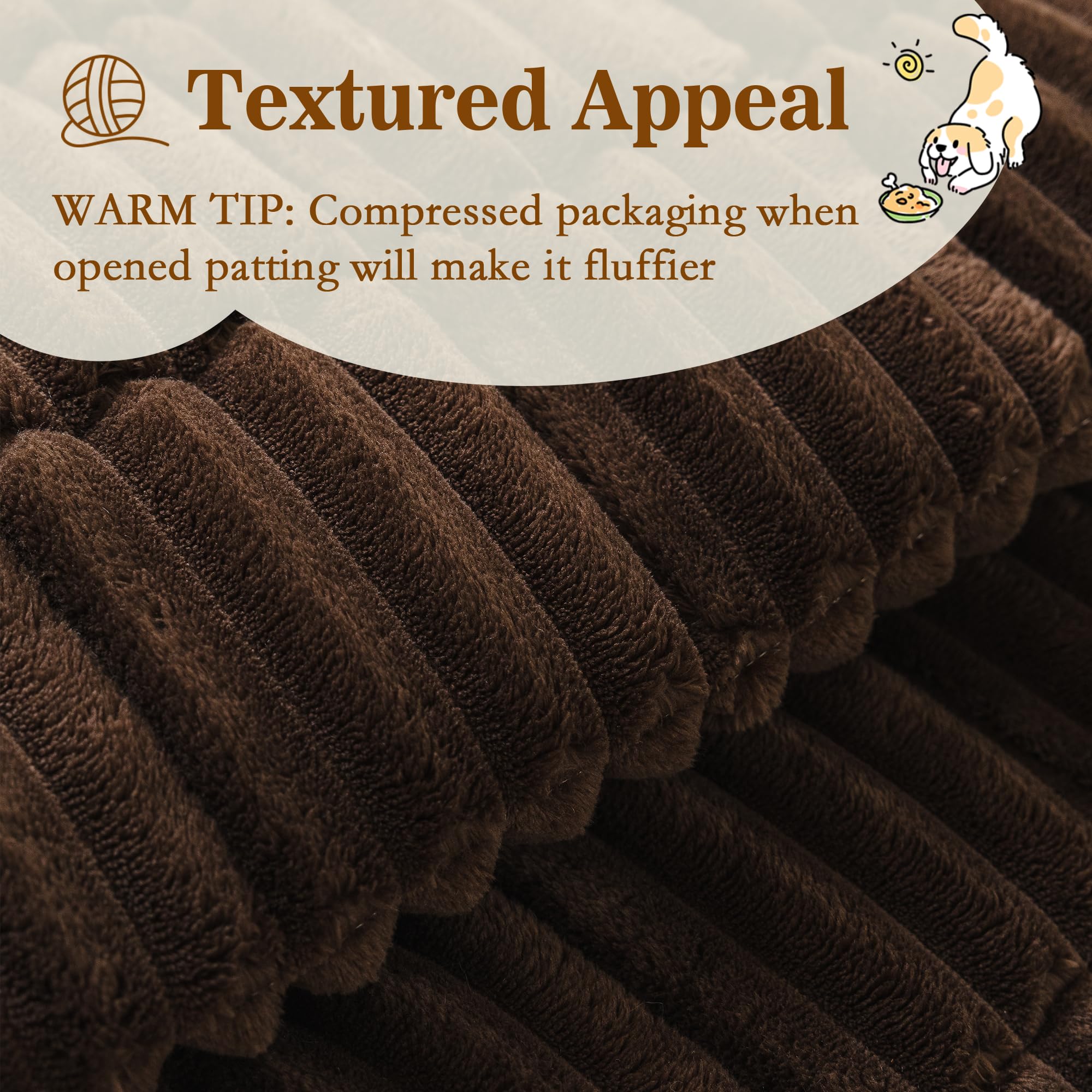 MYSKY HOME couch cover back view highlighting durable, plush fabric and easy coverage.