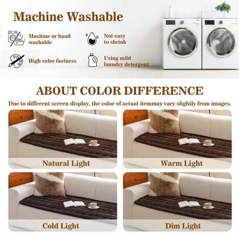MYSKY HOME sofa cover offers easy care with cold cycle washing