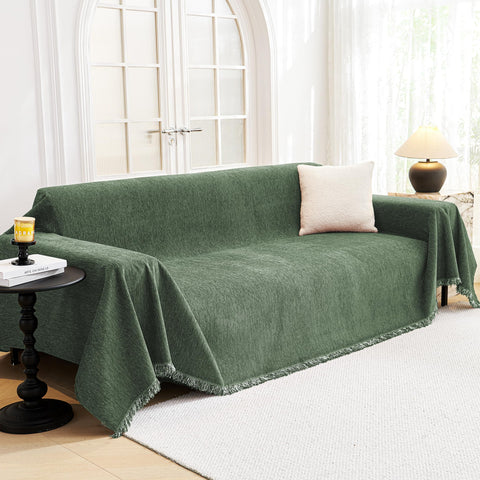 MYSKY HOME couch cover for dogs offers durable protection against claws.