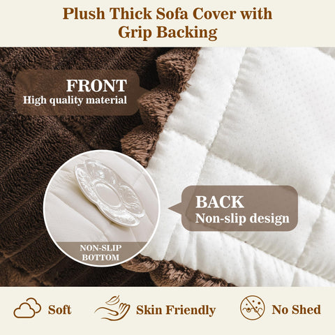 MYSKY HOME protects sofa from wear, stains, and fur with this cover