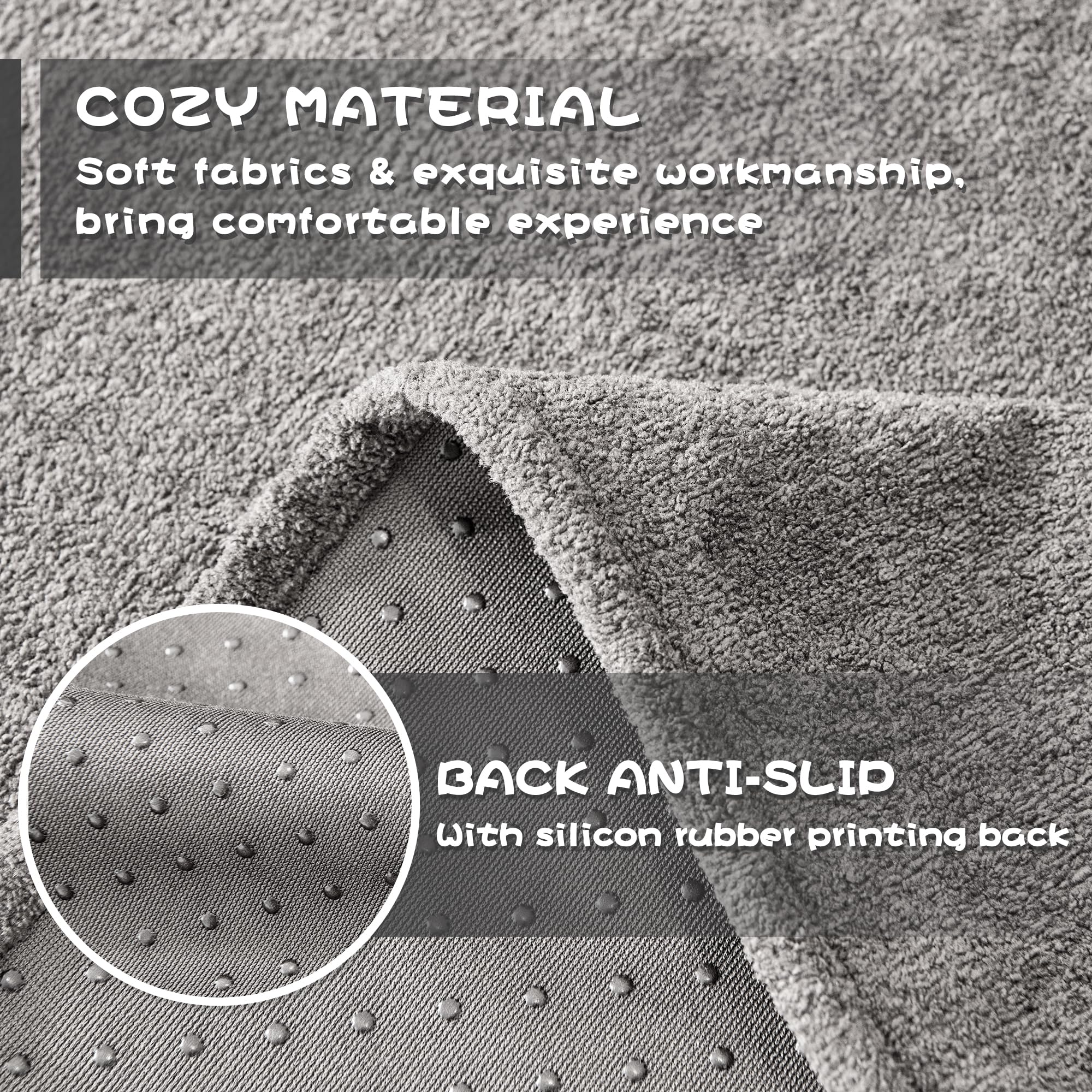 MYSKY HOME slipcover anti-slip dots keeping sofa cover in place