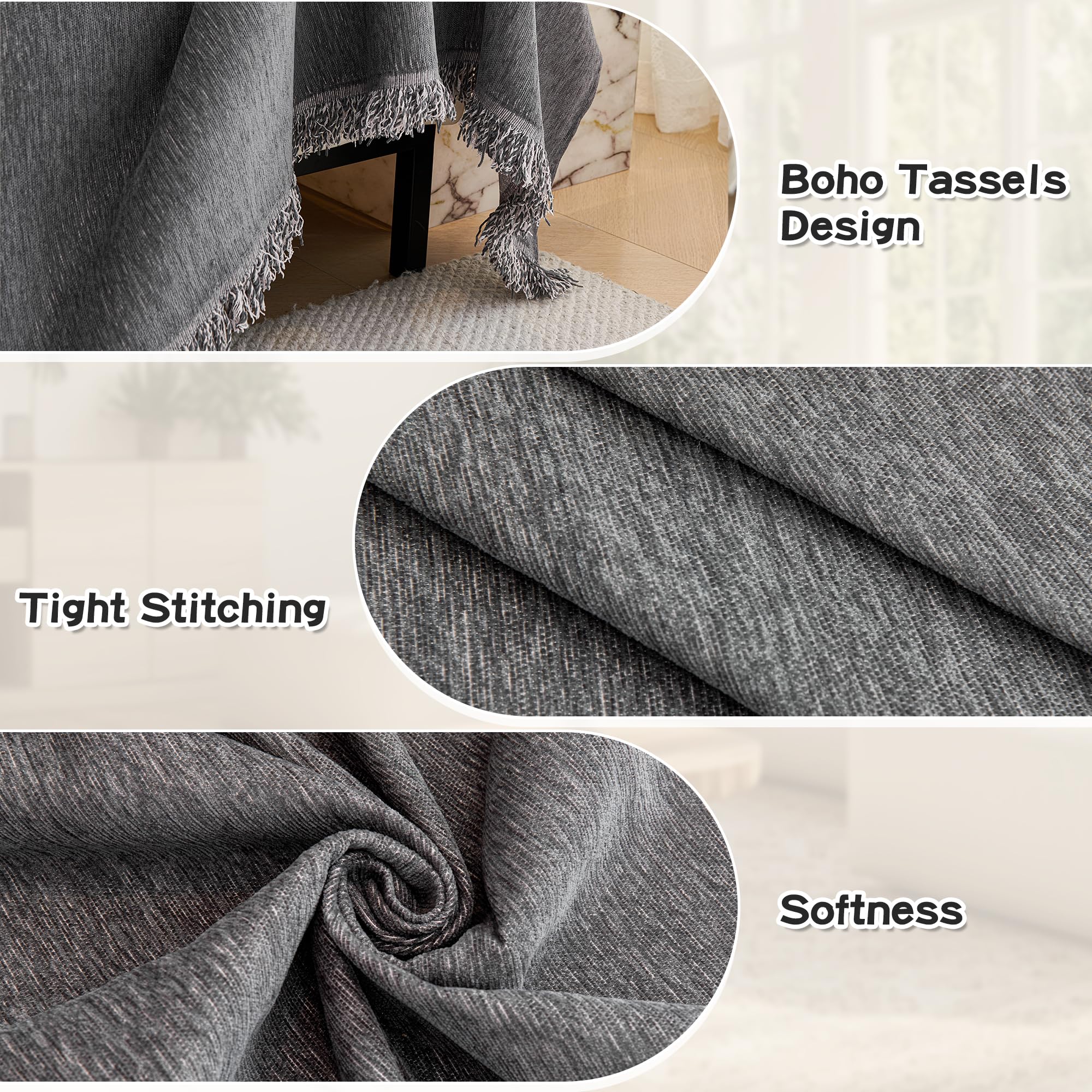 MYSKY HOME couch cover protects against pet scratches