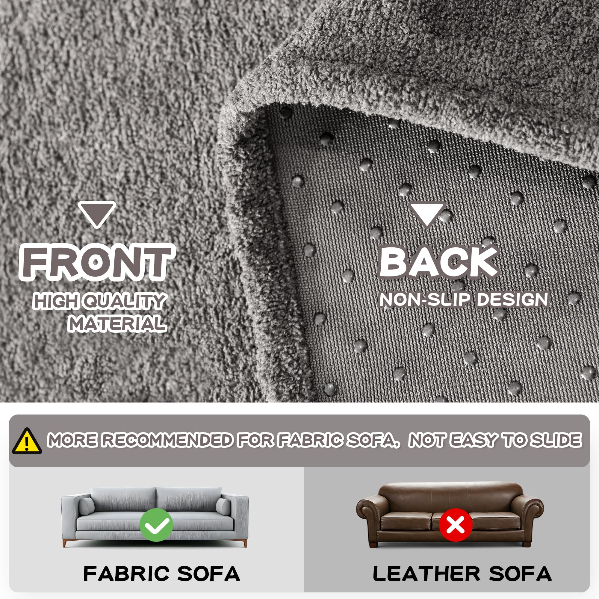 MYSKY HOME protects furniture from pets and kids with stylish grey cover