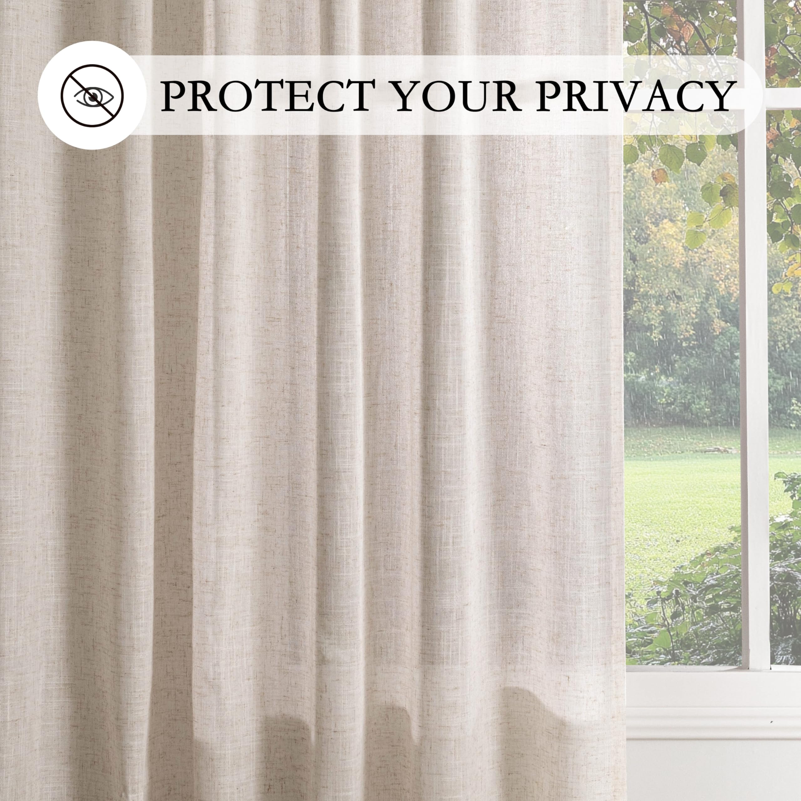 MYSKY HOME two-panel set for balanced light and privacy