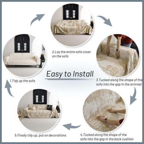 MYSKY HOME dog-friendly cover helps protect against claws and spills.