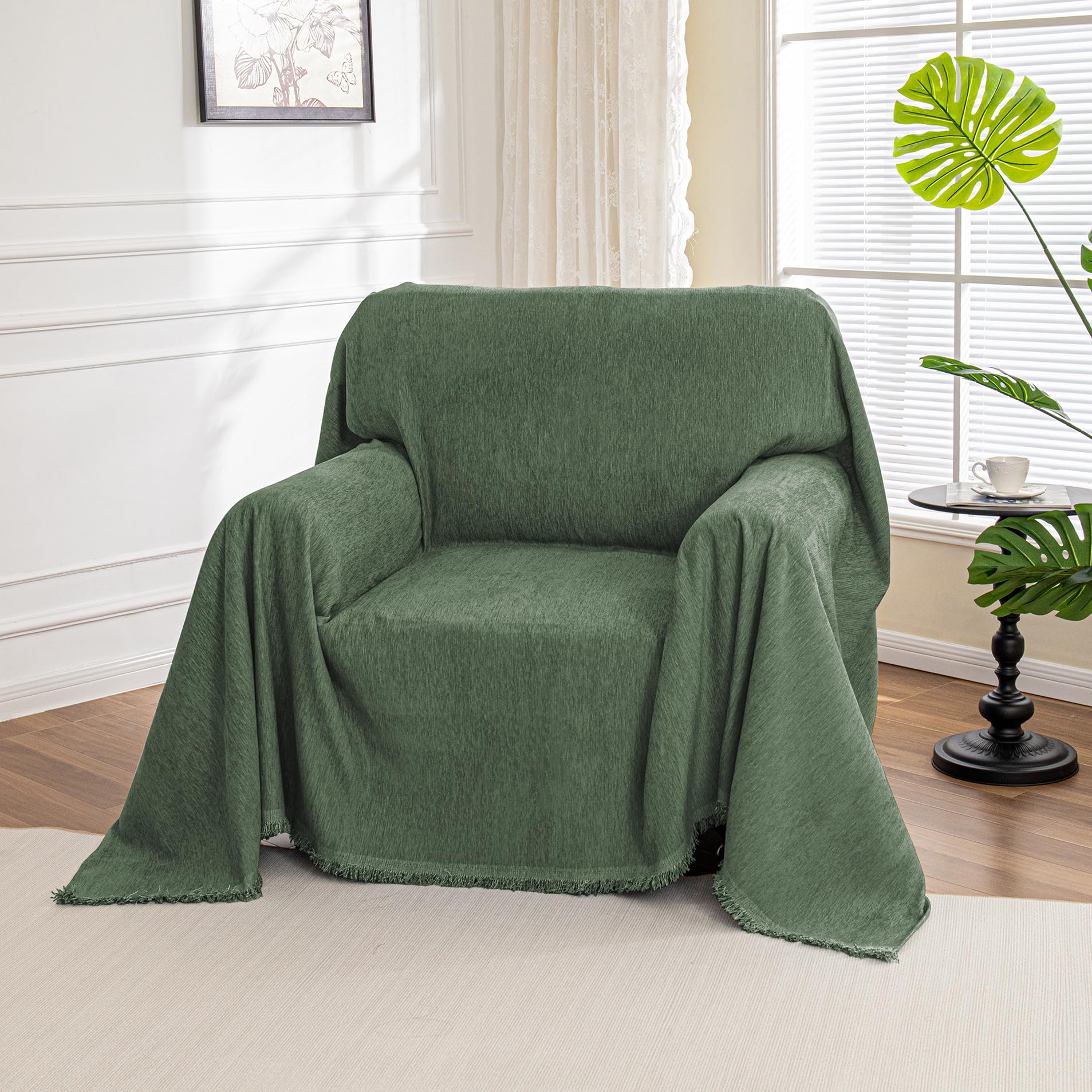 MYSKY HOME durable furniture protector withstands daily use without fading.