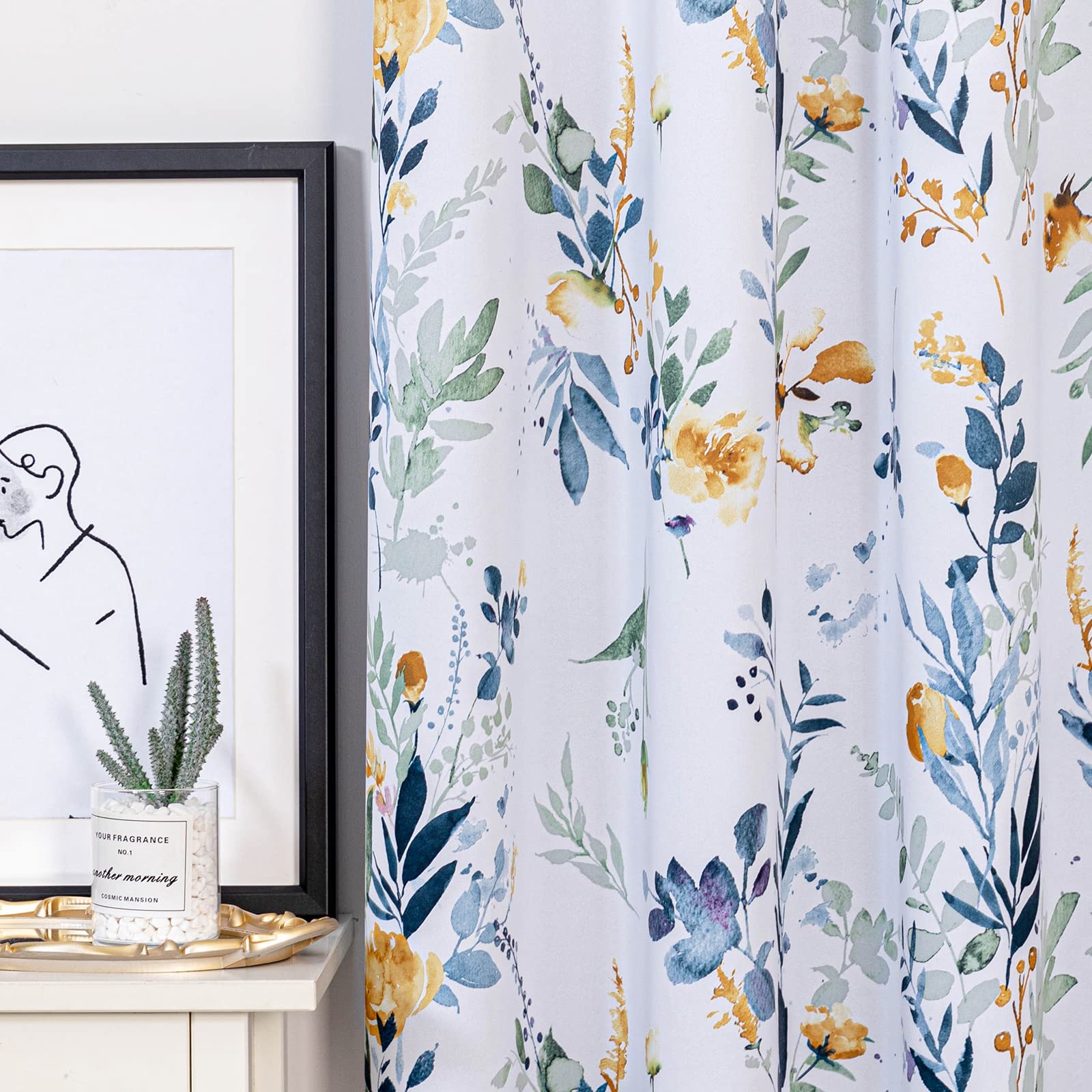 MYSKY HOME privacy-enhancing drapes protect evenings from outside view.