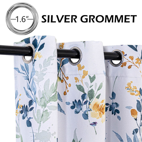 MYSKY HOME 2-panel set with grommets for easy rod compatibility.