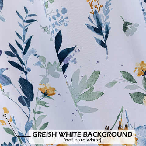 MYSKY HOME yellow and blue curtains brighten rooms while blocking sunlight.