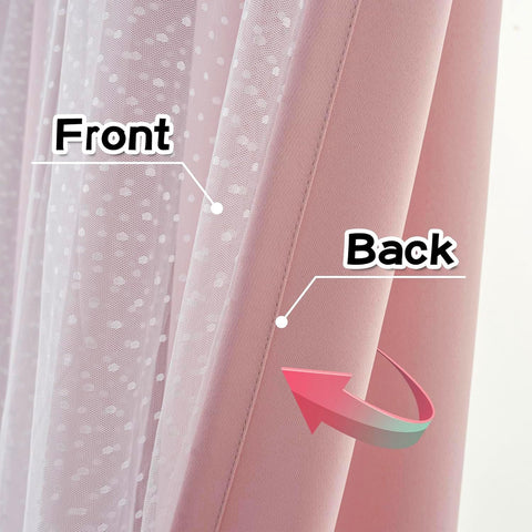 MYSKY HOME grommet-top design offers easy opening and tidy fit.