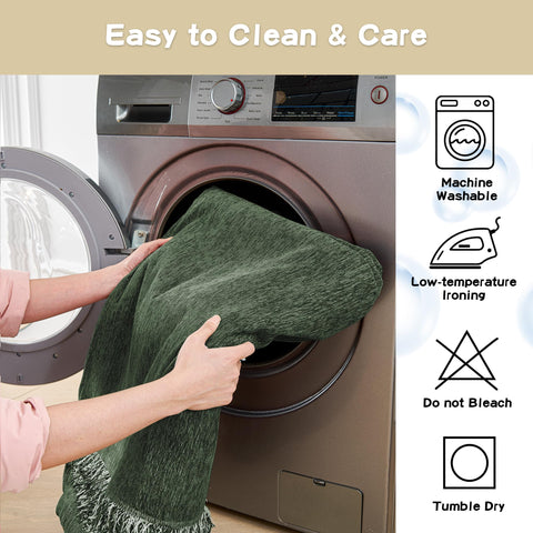 MYSKY HOME machine-washable-soft-cover cleans easily after spills.