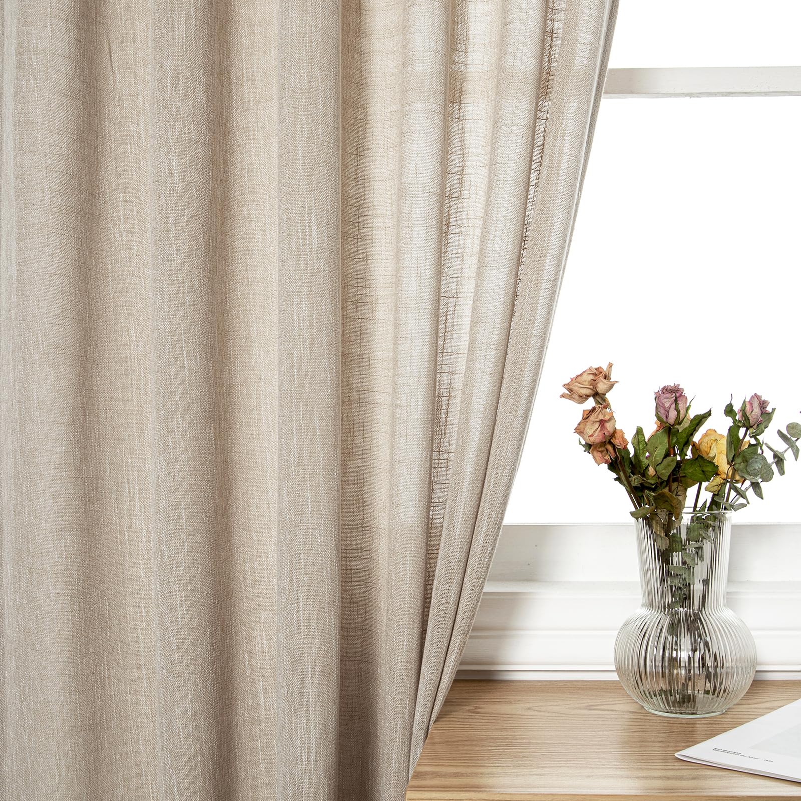 MYSKY HOME natural oatmeal color adds warm, versatile look to rooms