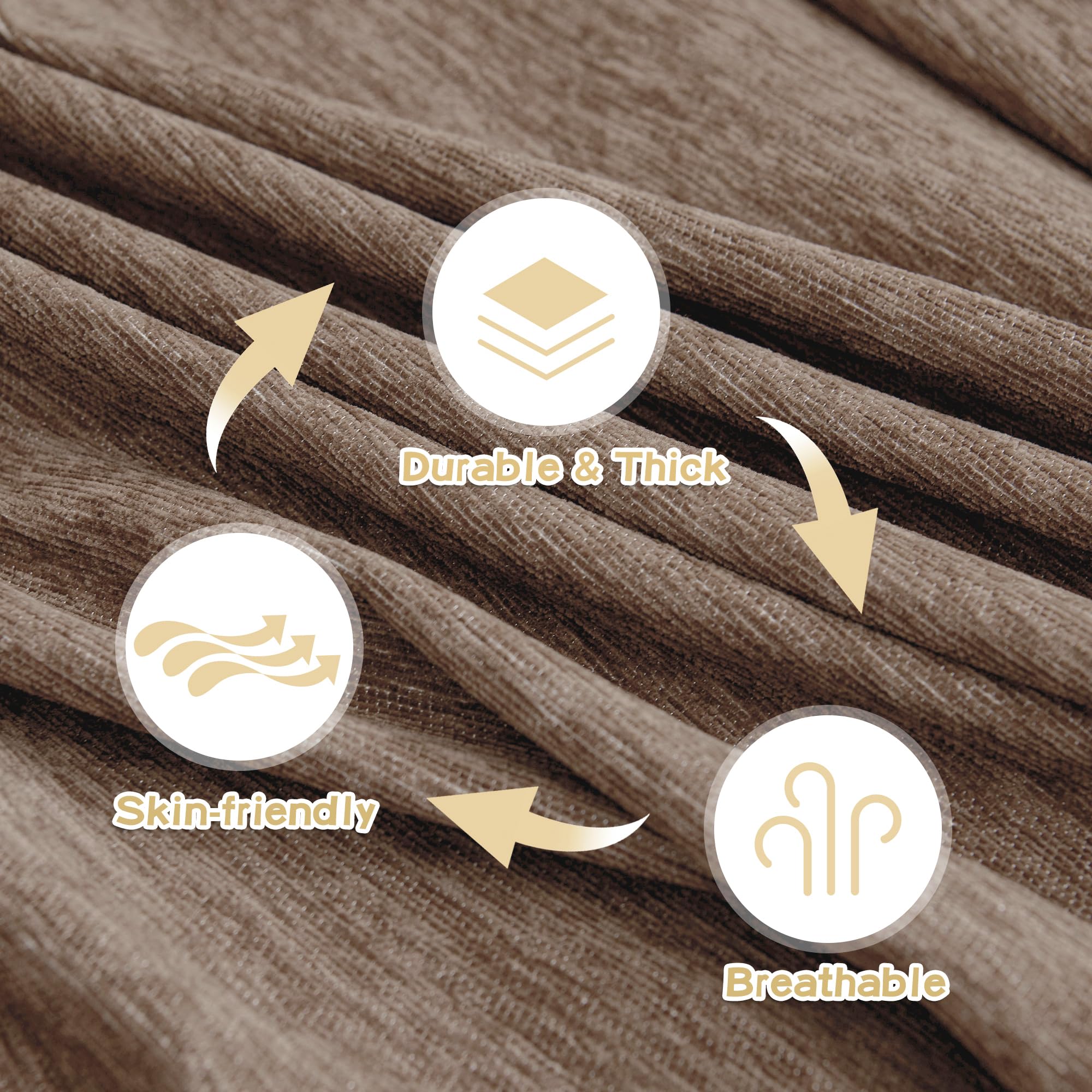MYSKY HOME size-guide friendly fit for 2 to 4-seat sofas.