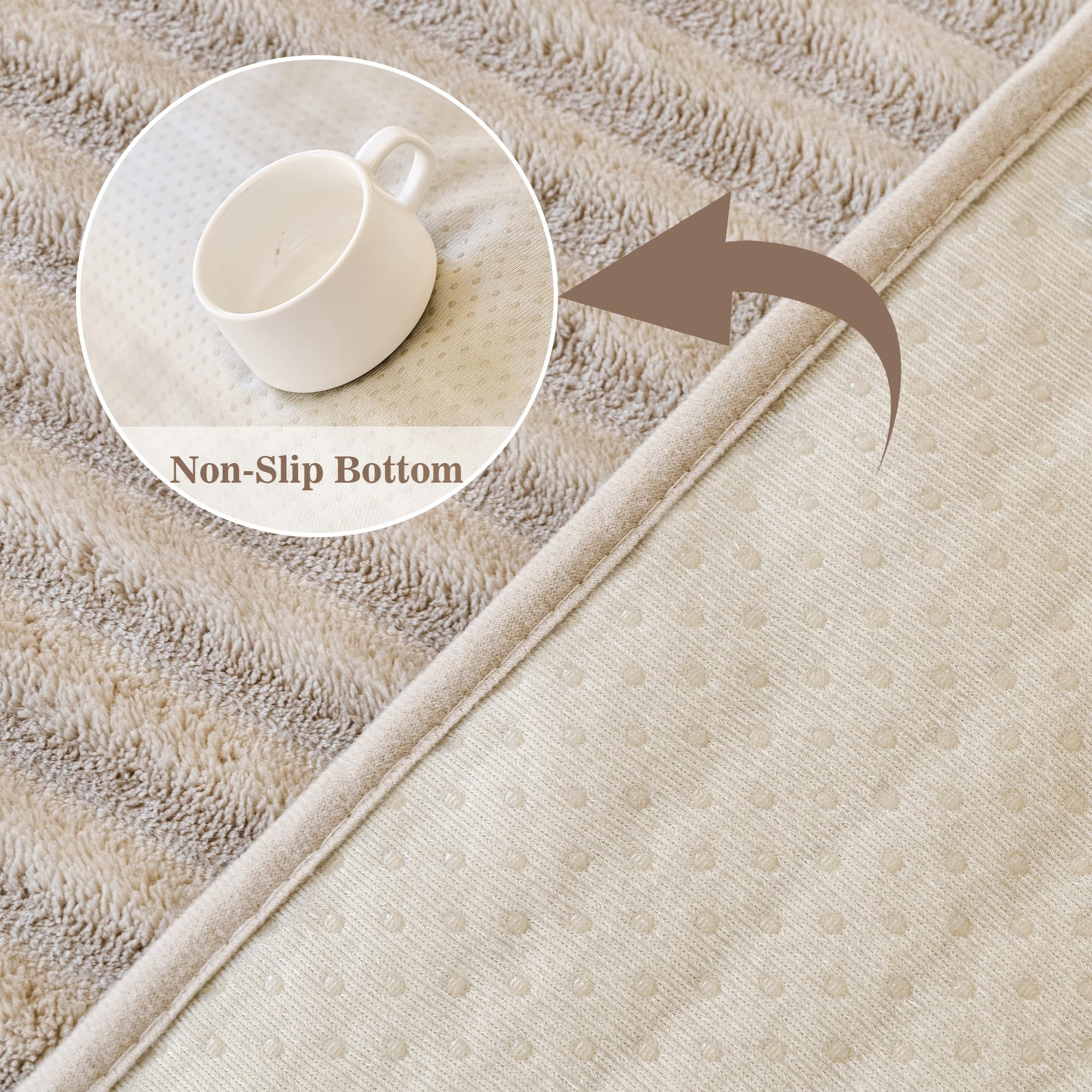 MYSKY HOME pet-friendly sofa cover fits a 3-cushion sofa securely