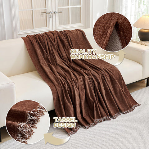 MYSKY HOME 71x118 inch drape provides versatile sofa coverage