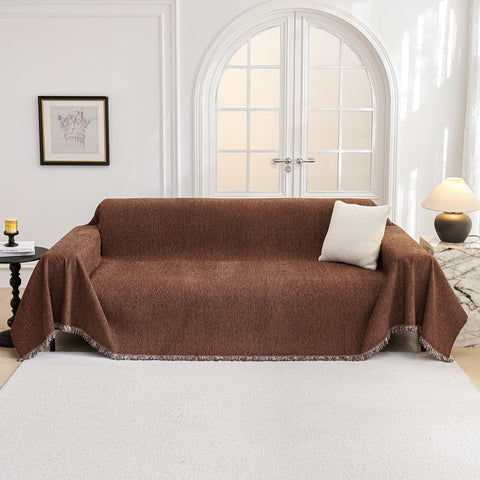 MYSKY HOME boho texture with tassels complements casual living areas