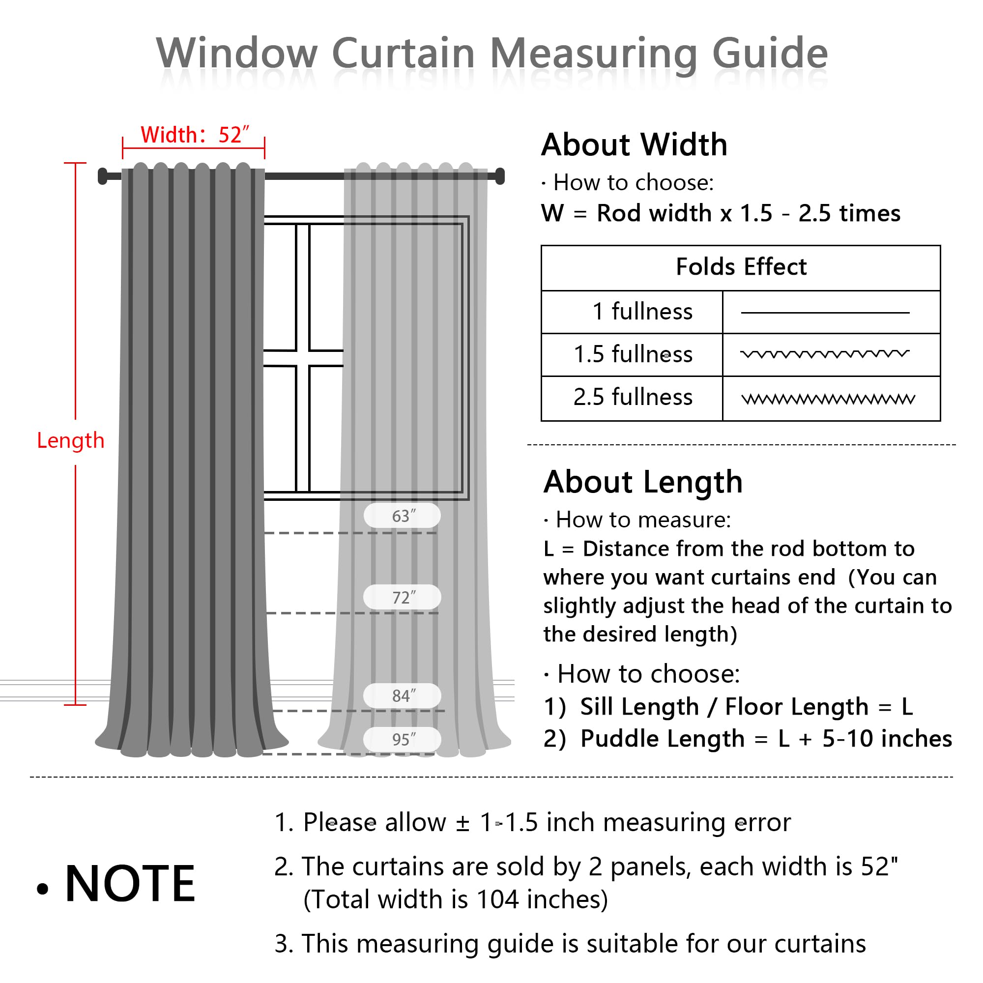 MYSKY HOME thermal insulated curtains help regulate room temperature.