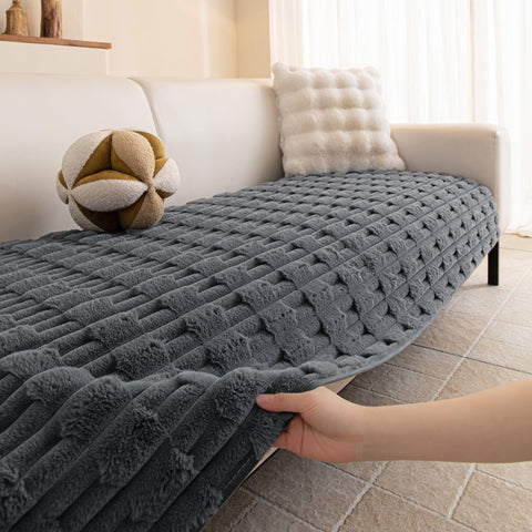 MYSKY HOME 3-cushion sofa fit helps preserve furniture value.