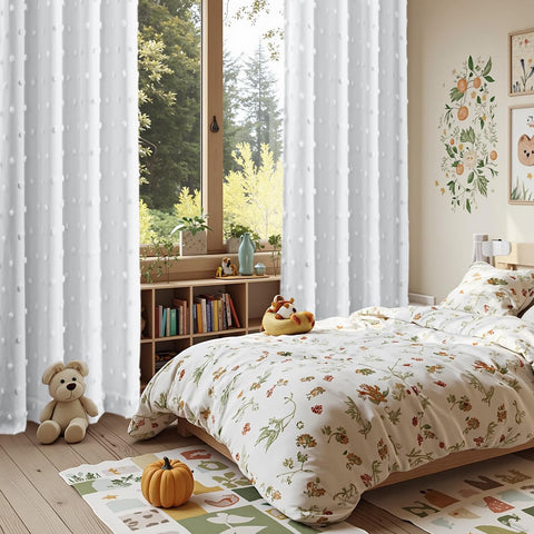 MYSKY HOME two-panel set totaling 104 inches wide for wide windows.
