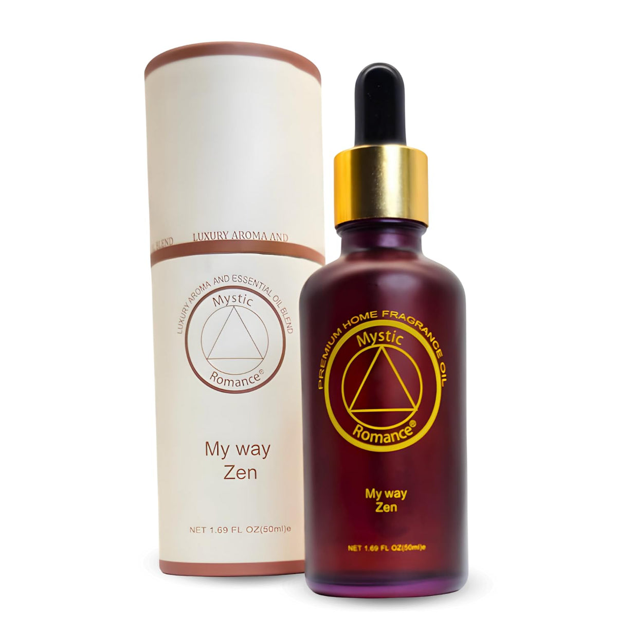 Mystic Romance My Way Zen 50ml bottle close-up for premium diffuser use.
