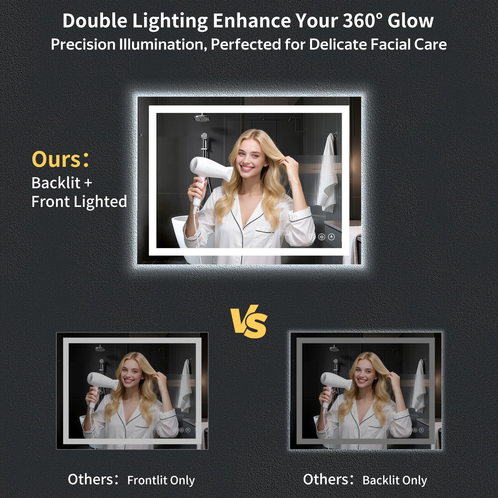 MYSUNORIA 3mm nano tempered glass provides shatterproof safety and lasting clarity.