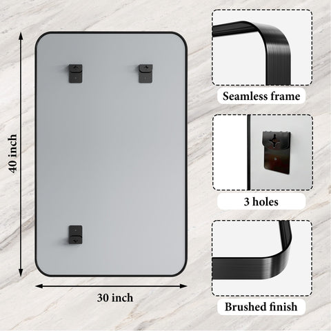 MYSUNORIA HD tempered glass reflectivity for clear grooming routines
