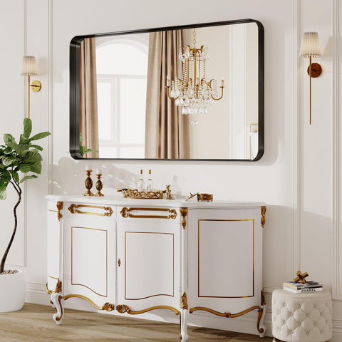 MYSUNORIA matte black frame adds a sophisticated focal point