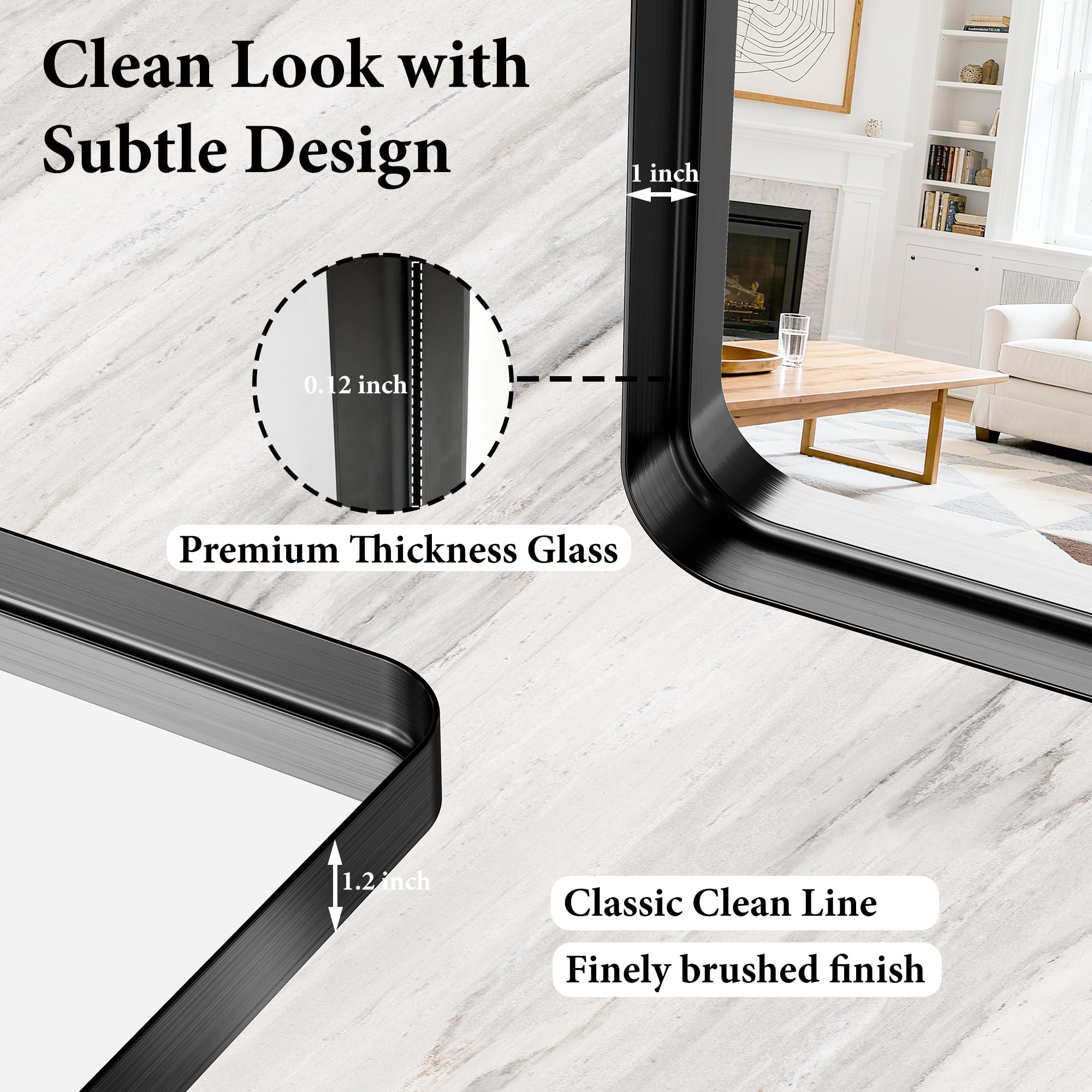 MYSUNORIA 4mm tempered glass offers strong durability and a safe, shatter-resistant surface.