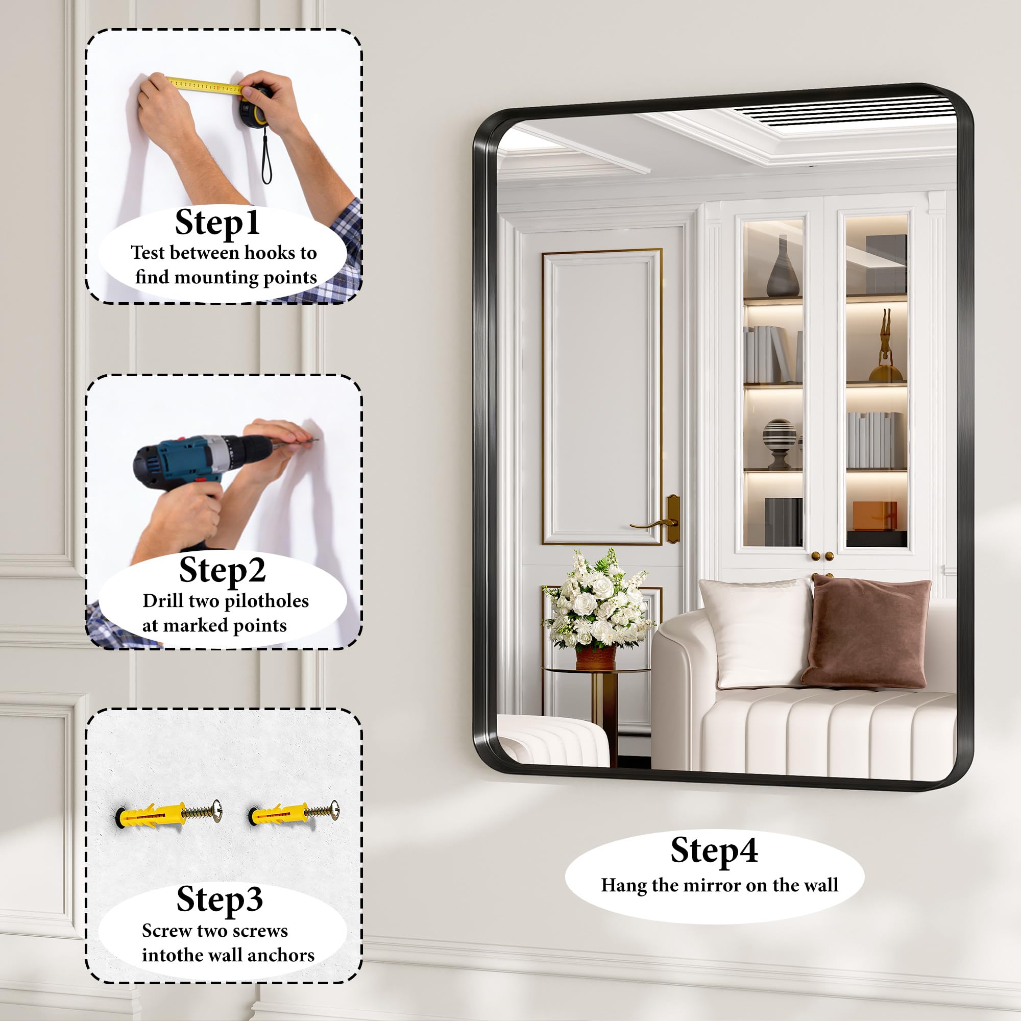 MYSUNORIA versatile design suits bathroom, vanity, bedroom, or entryway spaces.