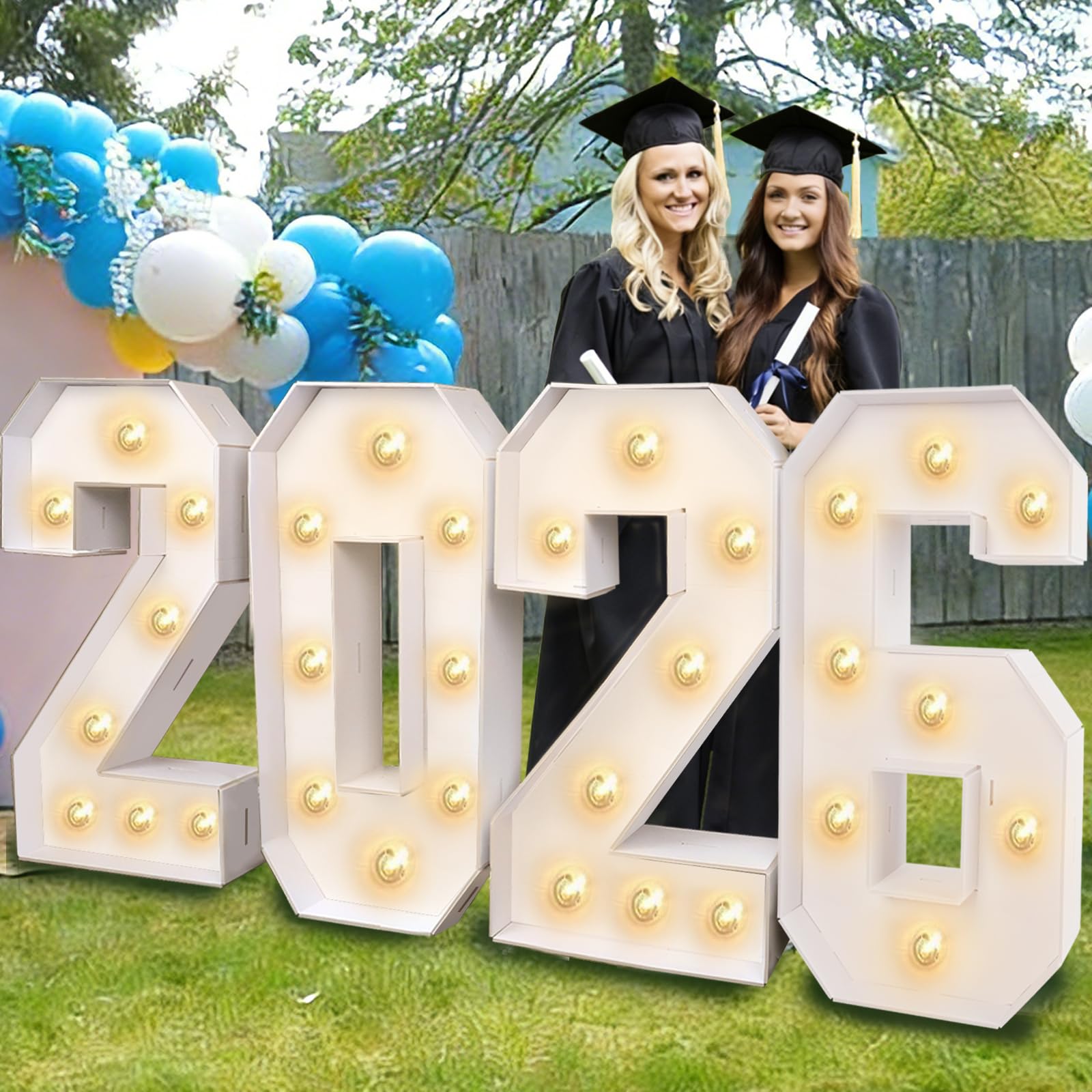 Mythcloud reusable graduation decor storage keeps your signs ready for next year.
