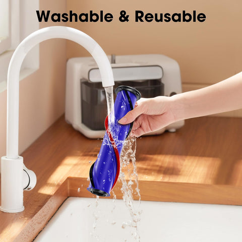 MYUAKO quiet motor and 270° swivel improve corner cleaning.