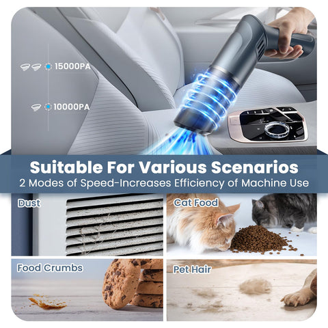 MZGO in-hand use shows portable convenience for spill cleanup.