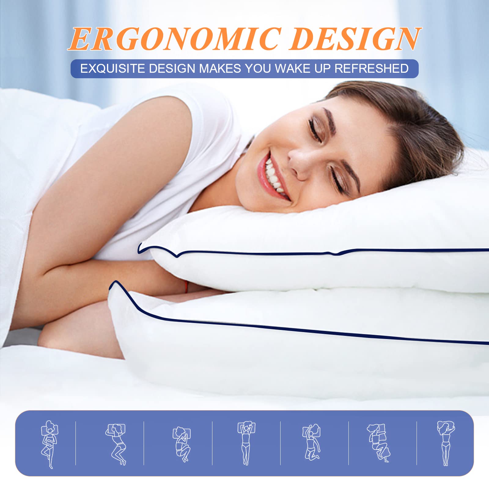 MZOIMZO queen-size two-pack delivers hotel-quality comfort at home