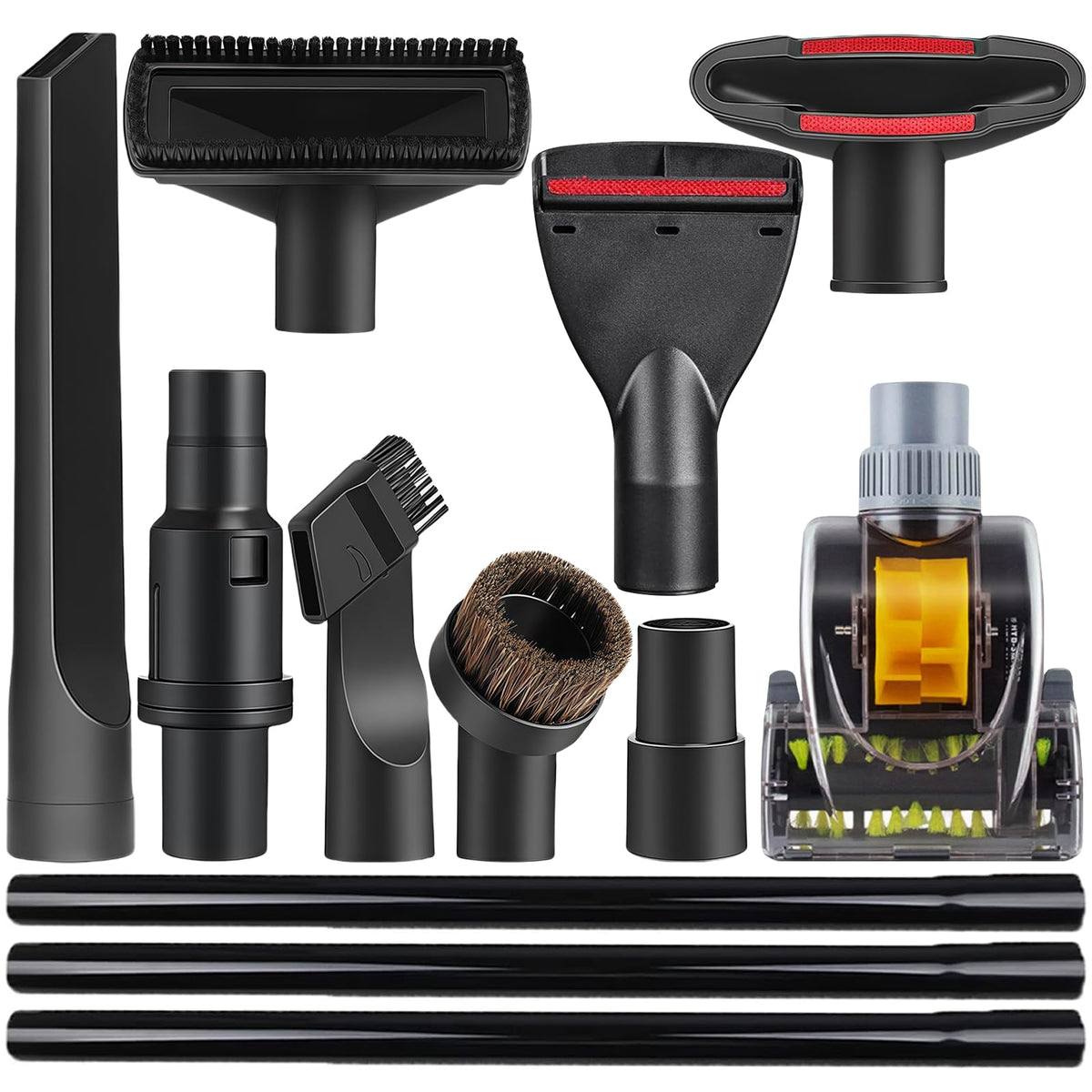 MZY LLC 12-pcs vacuum attachments kit for Shark, expands cleaning versatility.