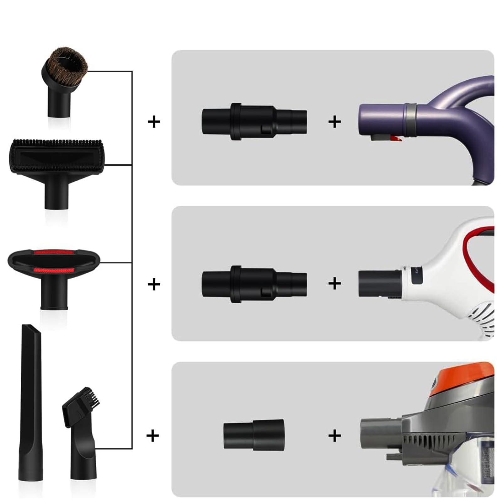 MZY LLC attachment adapter for Navigator and Rotator, enables versatile hose connections.