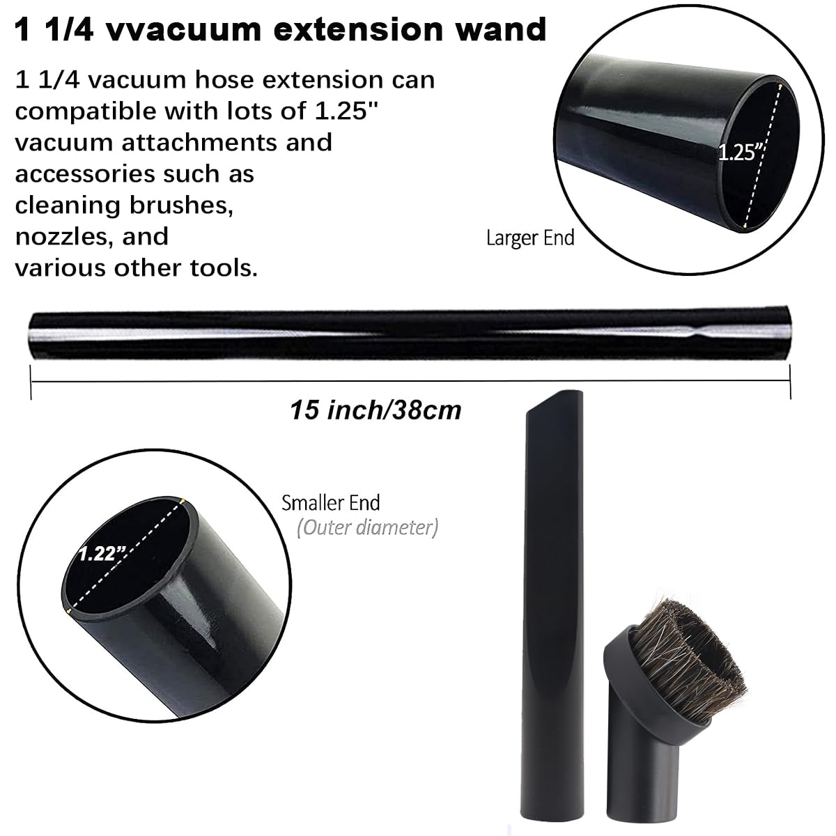 MZY LLC horsehair vacuum brush for delicate surfaces, gentle dust removal.