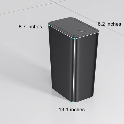 N. NETDOT bathroom trash can, pop-up lid keeps odors contained