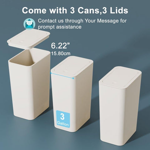N. NETDOT easy-clean trash bin for quick maintenance.